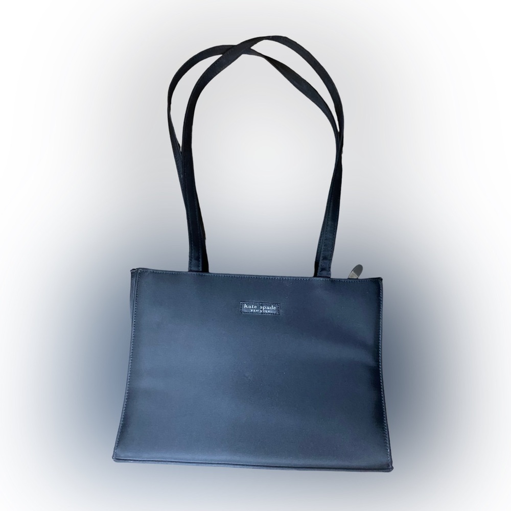 Vintage 90s Kate Spade New York Nylon Tote Bag Nylon With Black Exterior